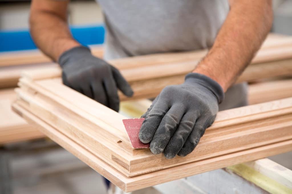 Making a frame out of softwood lumber