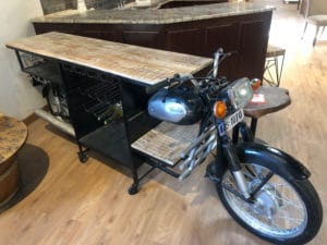 motorcycle table