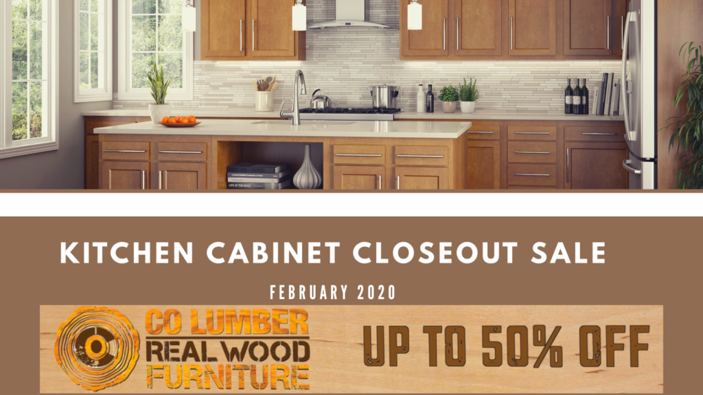 kitchen cabinet closeout sale