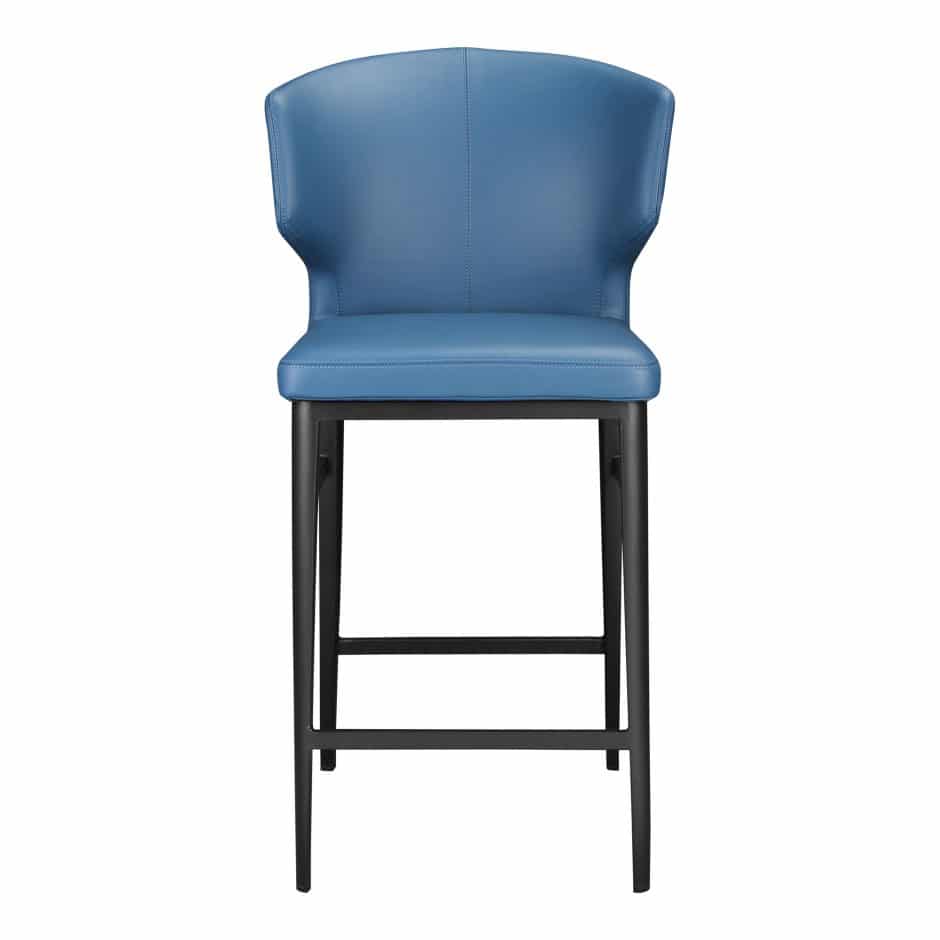 blue counter stool
