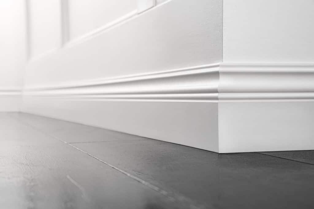 New baseboard updates with moulding from CO Lumber in Colorado Springs