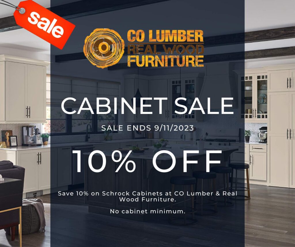 Save 10% on Schrock cabinets