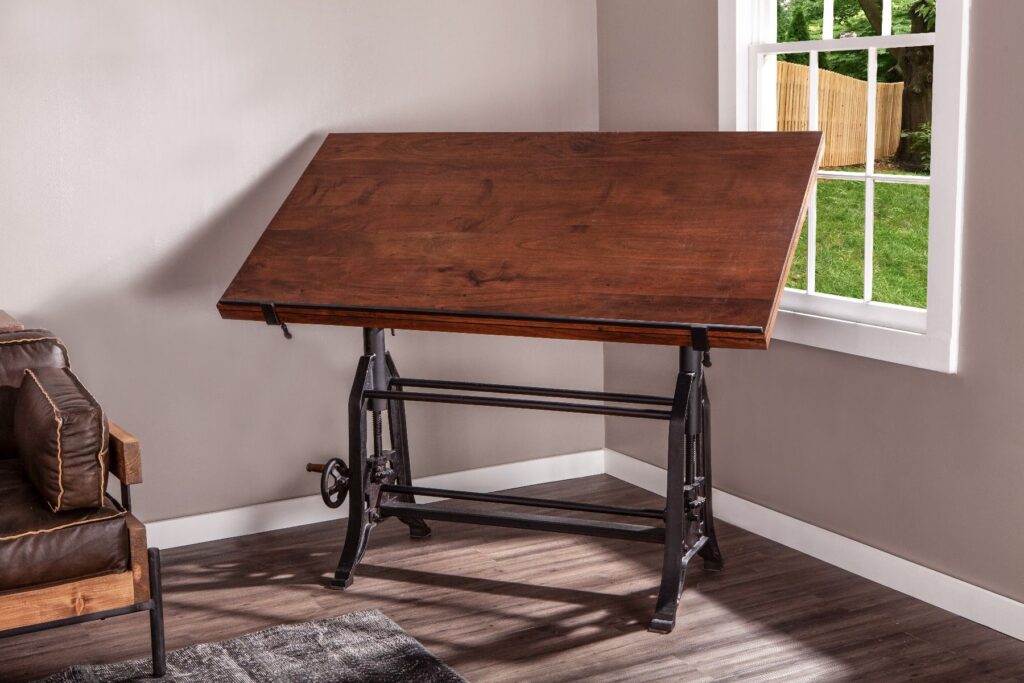 A high quality drafting table from CO Lumber & Real Wood Furniture in Colorado Springs