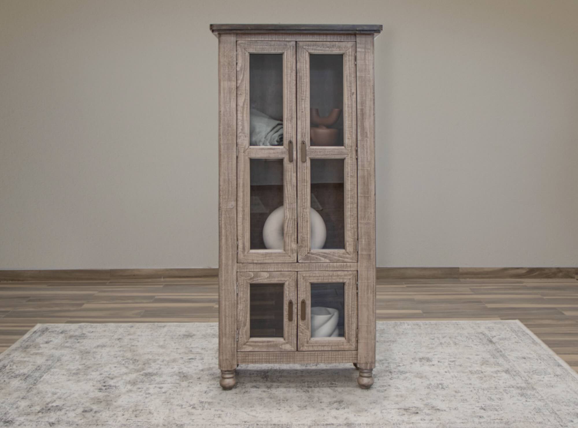 Tall accent cabinet at a Colorado Springs showroom