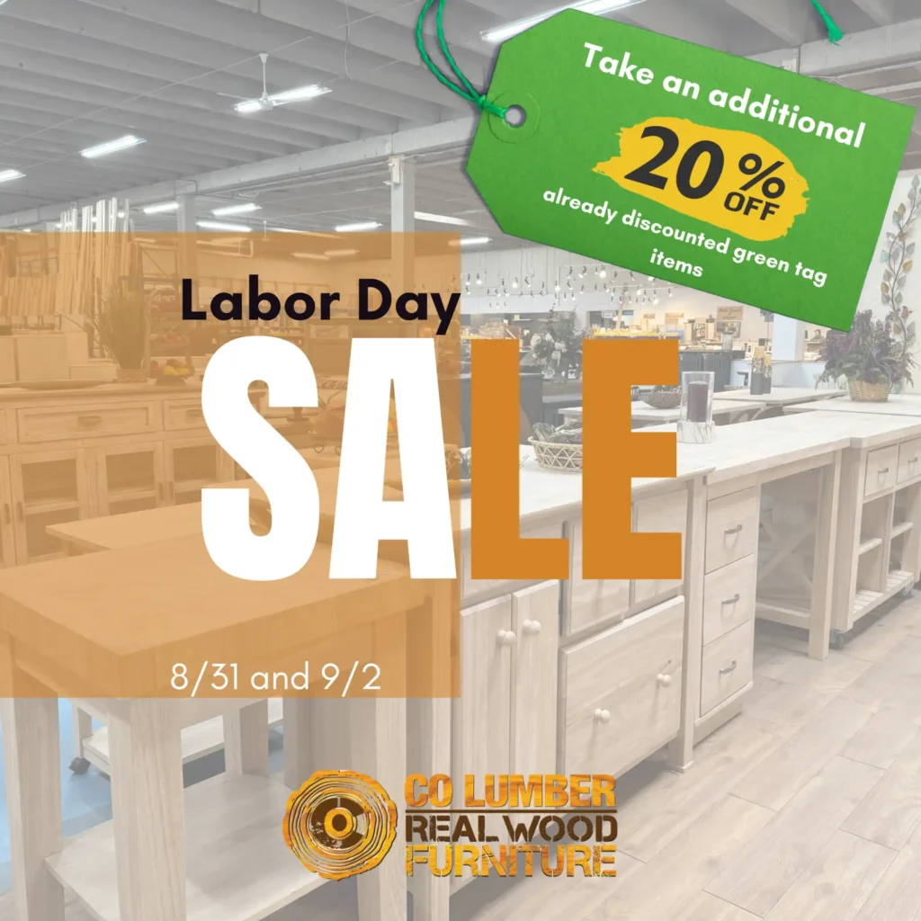 Labor Day sale additional 20% off green tag