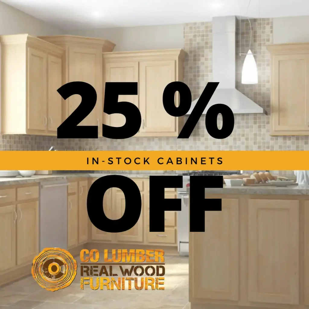 25% Off of In-Stock Cabinets Black Friday 2024