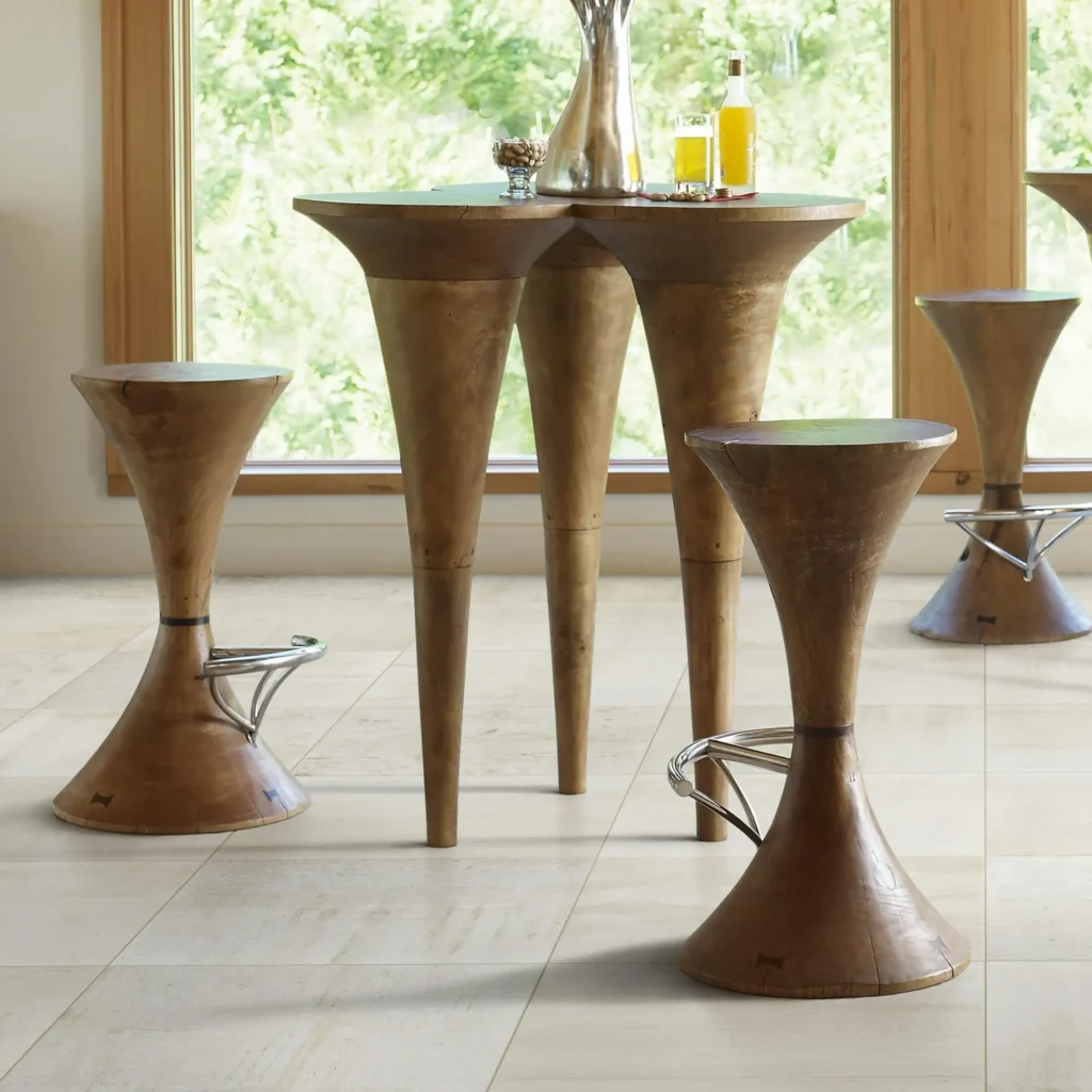 Marley bar table in a Colorado Springs home