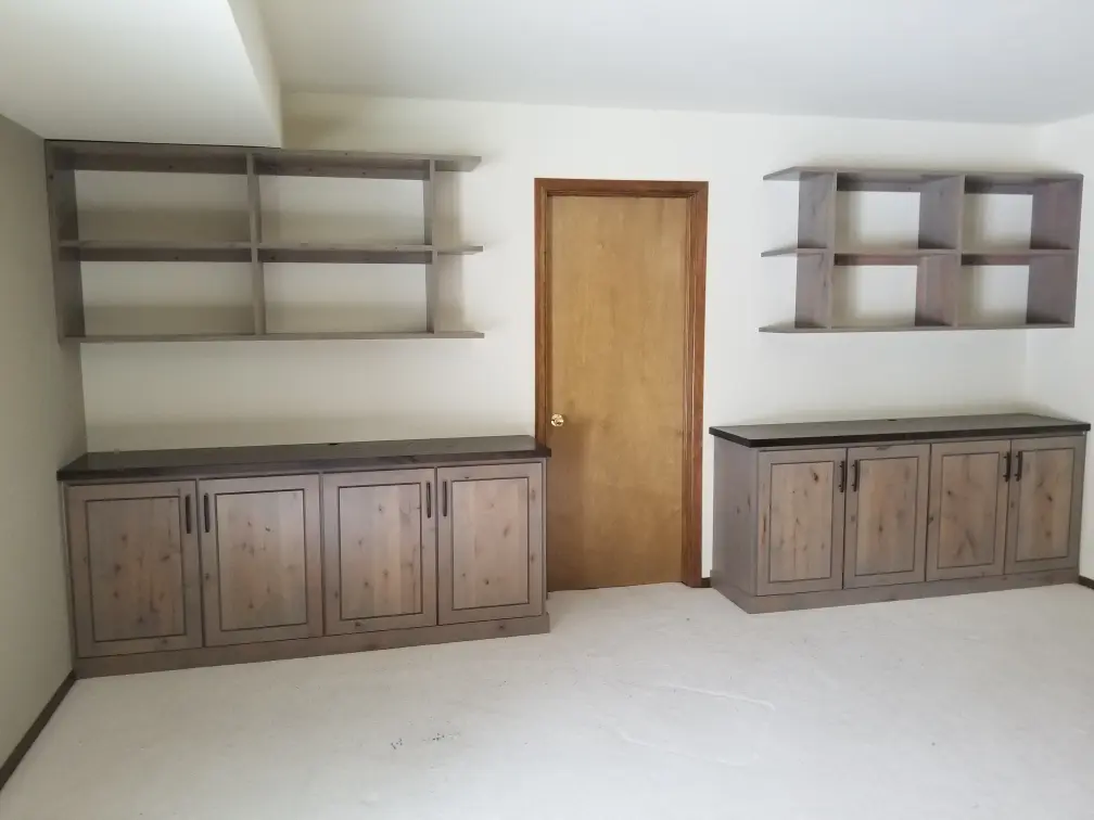 Custom built garage cabinets in Colorado Springs 