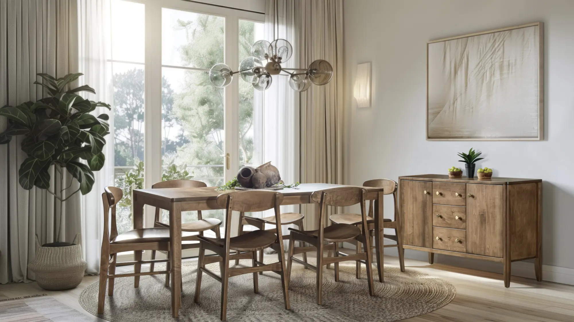 Beautiful Amish furniture in a home